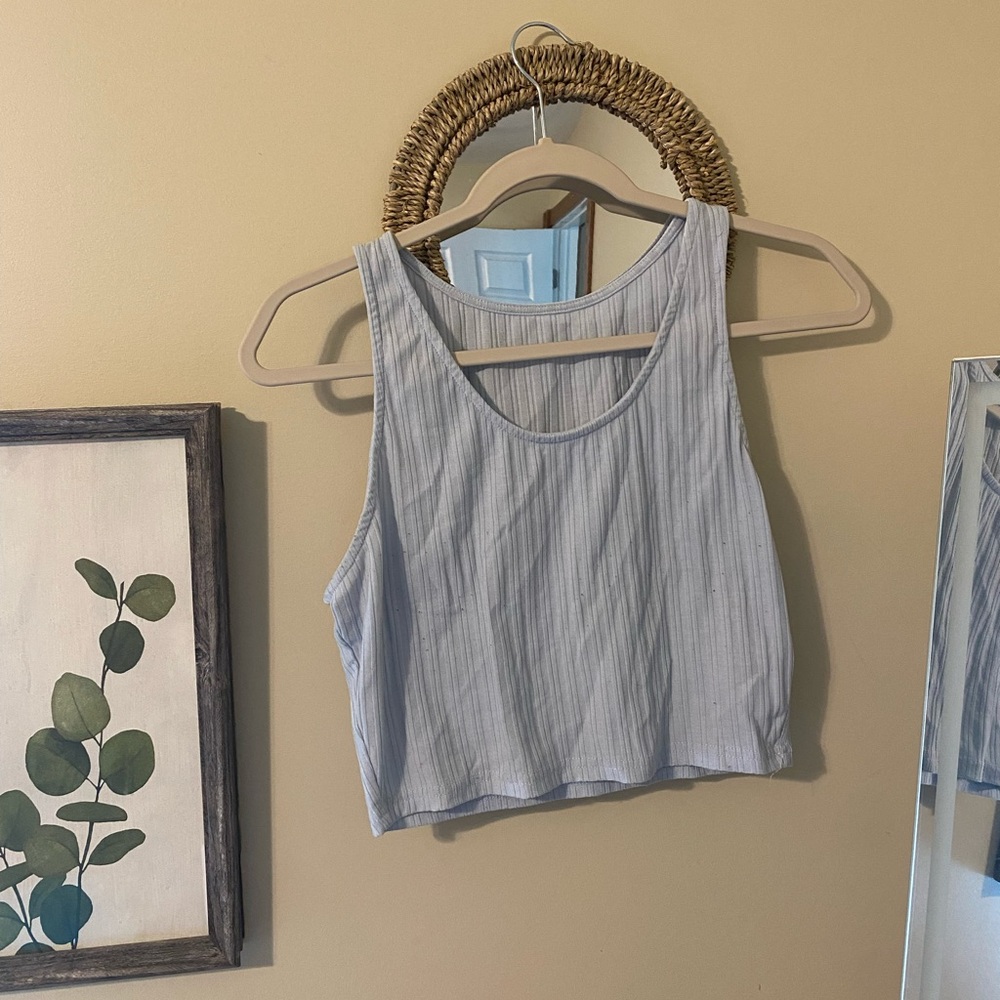 Baby blue tank